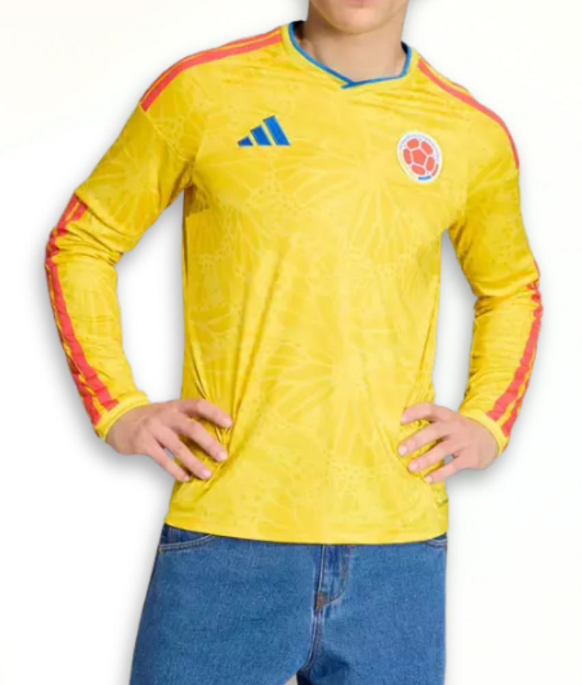 COLOMBIA 2026 WORLD CUP HOME LONG SLEEVE SHIRT
