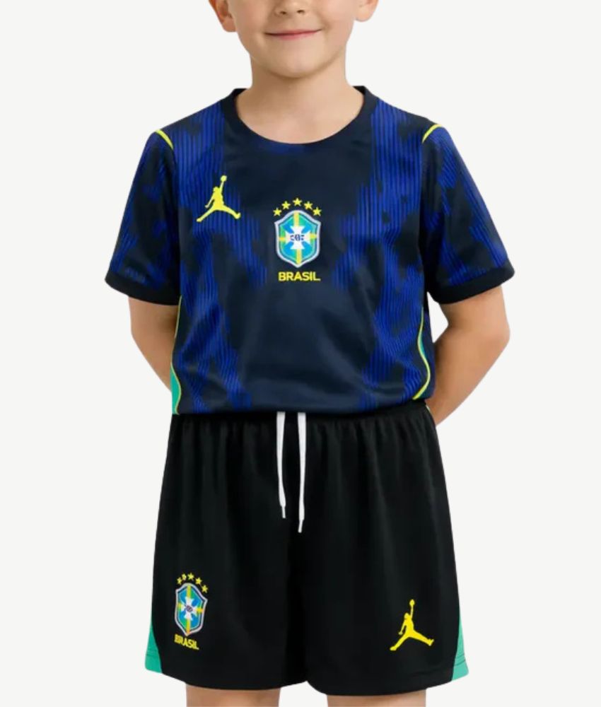 (KIDS) BRAZIL 2026 WORLD CUP AWAY KIT