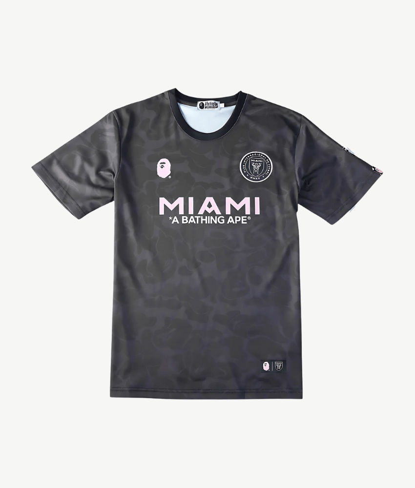 BAPE X INTER MIAMI 2023/24 BLACK CAMO SHIRT