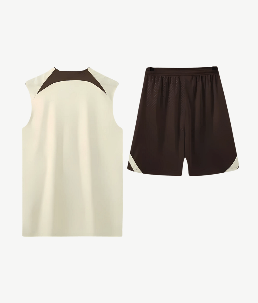 CORINTHIANS 2023 COFFEE/CREAM VEST SET