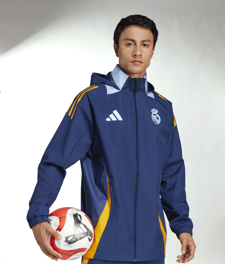REAL MADRID 2025/26 HOODED WINDBREAKER
