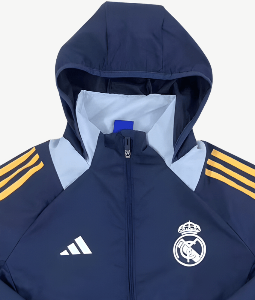 REAL MADRID 2025/26 HOODED WINDBREAKER
